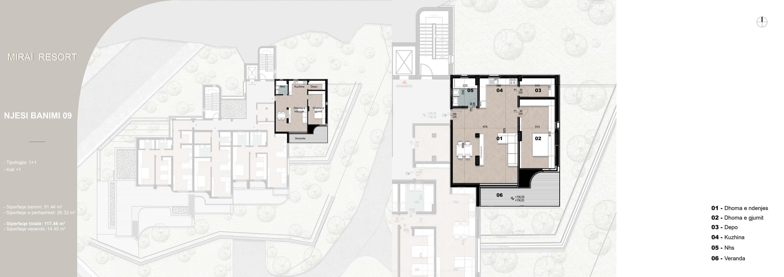 APARTAMENT 1+1 NE GREEN COAST VILLAGE 2