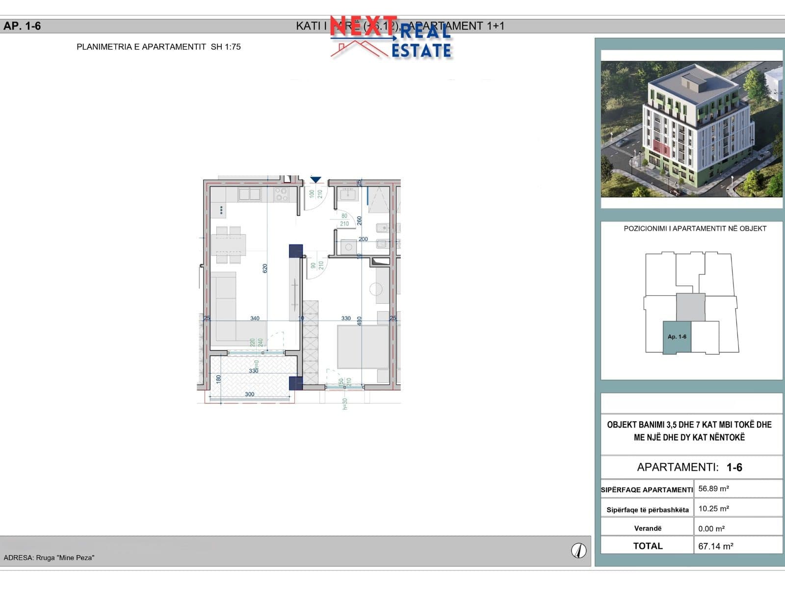 SHITET APARTAMENT 1+1 NE NDERTIM NE PASKUQAN, TIRANE 2