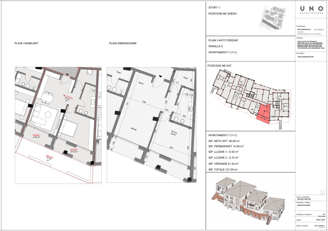 SHITET APARTAMENT 1+1 ME PAMJE DETI NË 6STORIES
Zbuloni Thelbin e Jetesës Luksoze në Dhërmi! 2