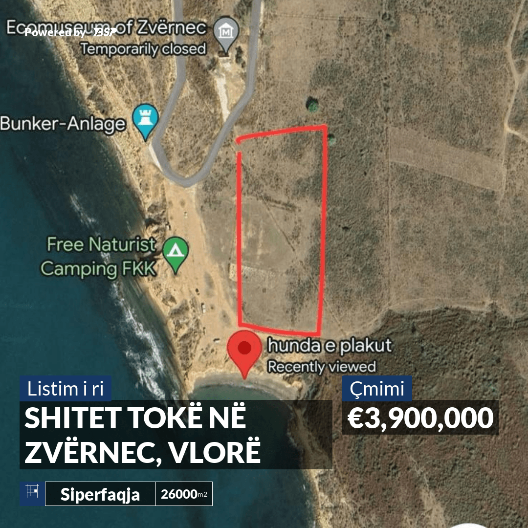 SHITET TOKË NË ZVËRNEC, VLORË 1