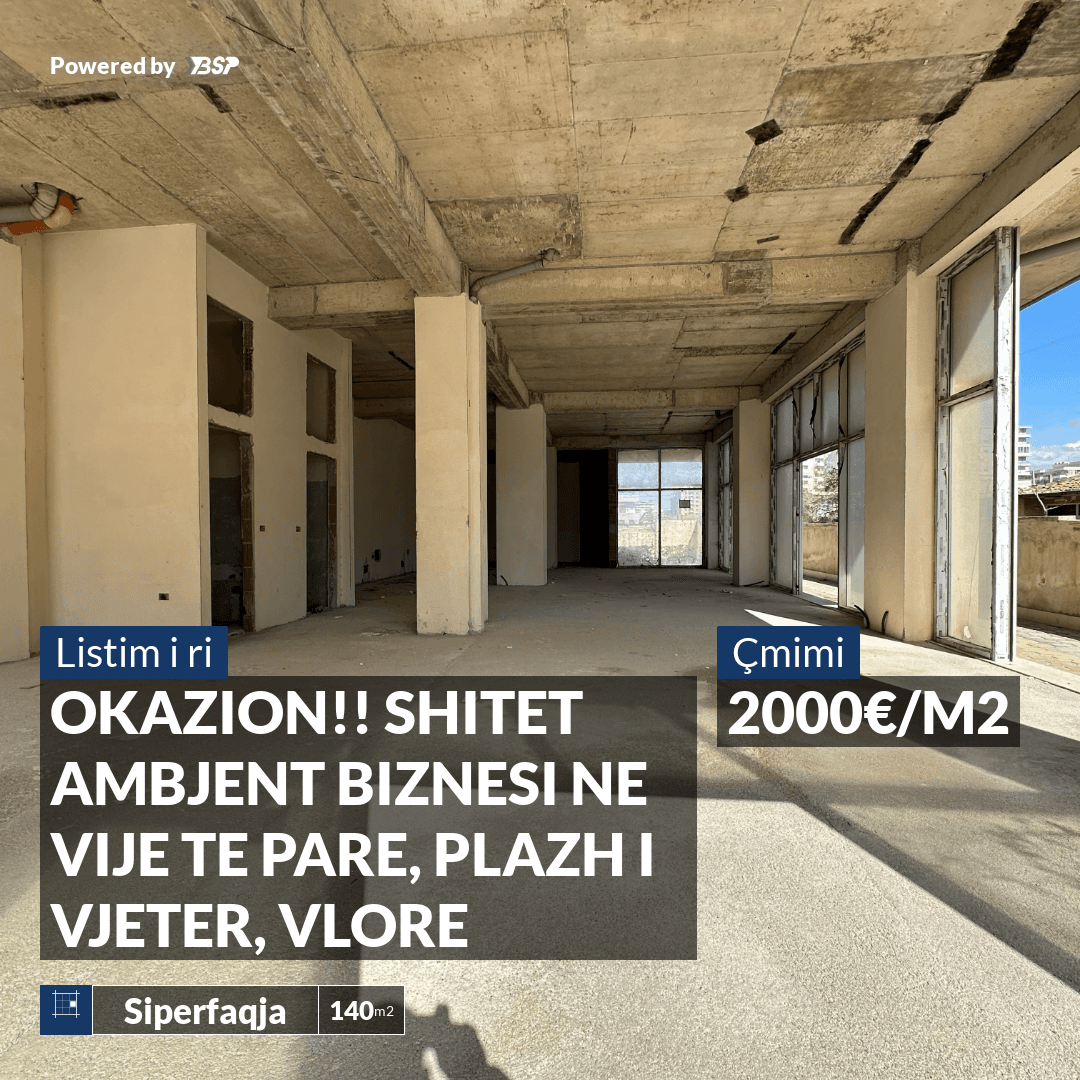 SHITET AMBJENT BIZNESI NE VIJE TE PARE, PLAZH I VJETER, VLORE