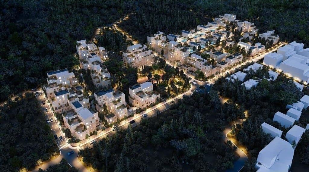 SHITET APARTAMENT 2+1 VIJE E PARE NGA DETI NE REZIDENCEN "VILLAGE SQUARE", DHERMI