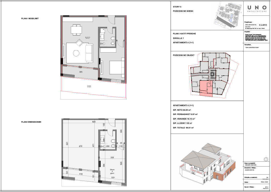 SHITET APARTAMENT 1+1 NË 6STORIES 2