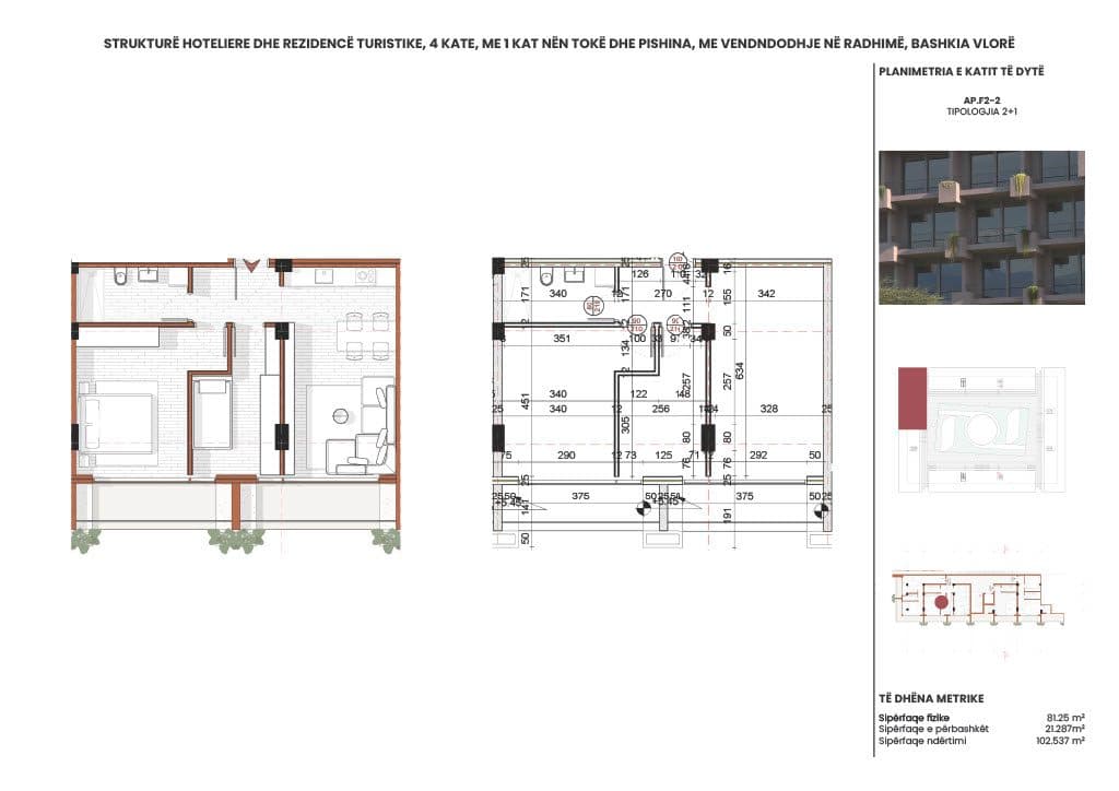 APARTAMENT 2+1 - RADHIMA RING RESIDENCE – KU JETA NGADALËSOHET DHE FILLON QETËSIA 2