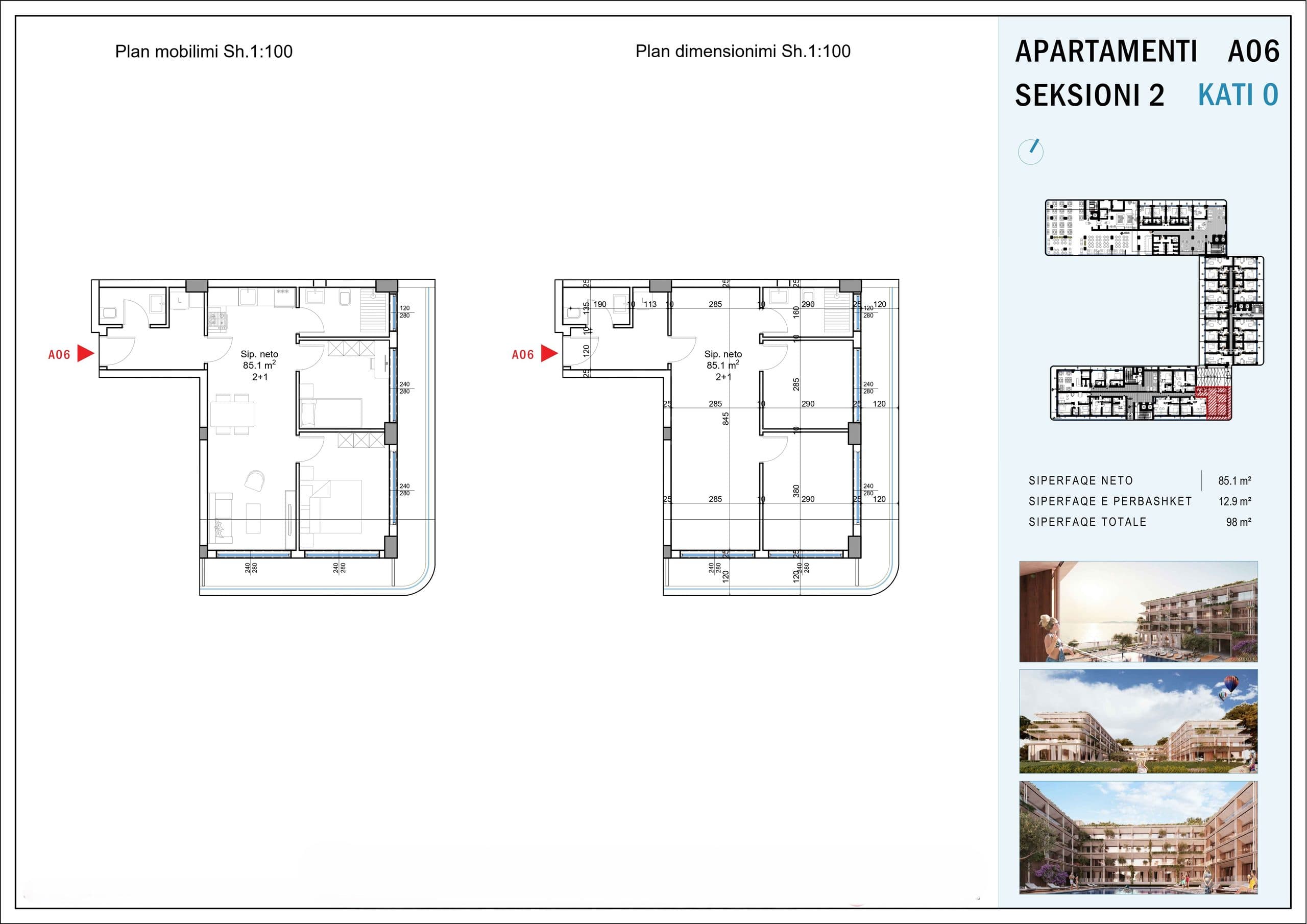 VLORA BAY - DETI NE BALLKONIN TEND
APARTAMENT 2+1 NË SHITJE – RADHIMA 2