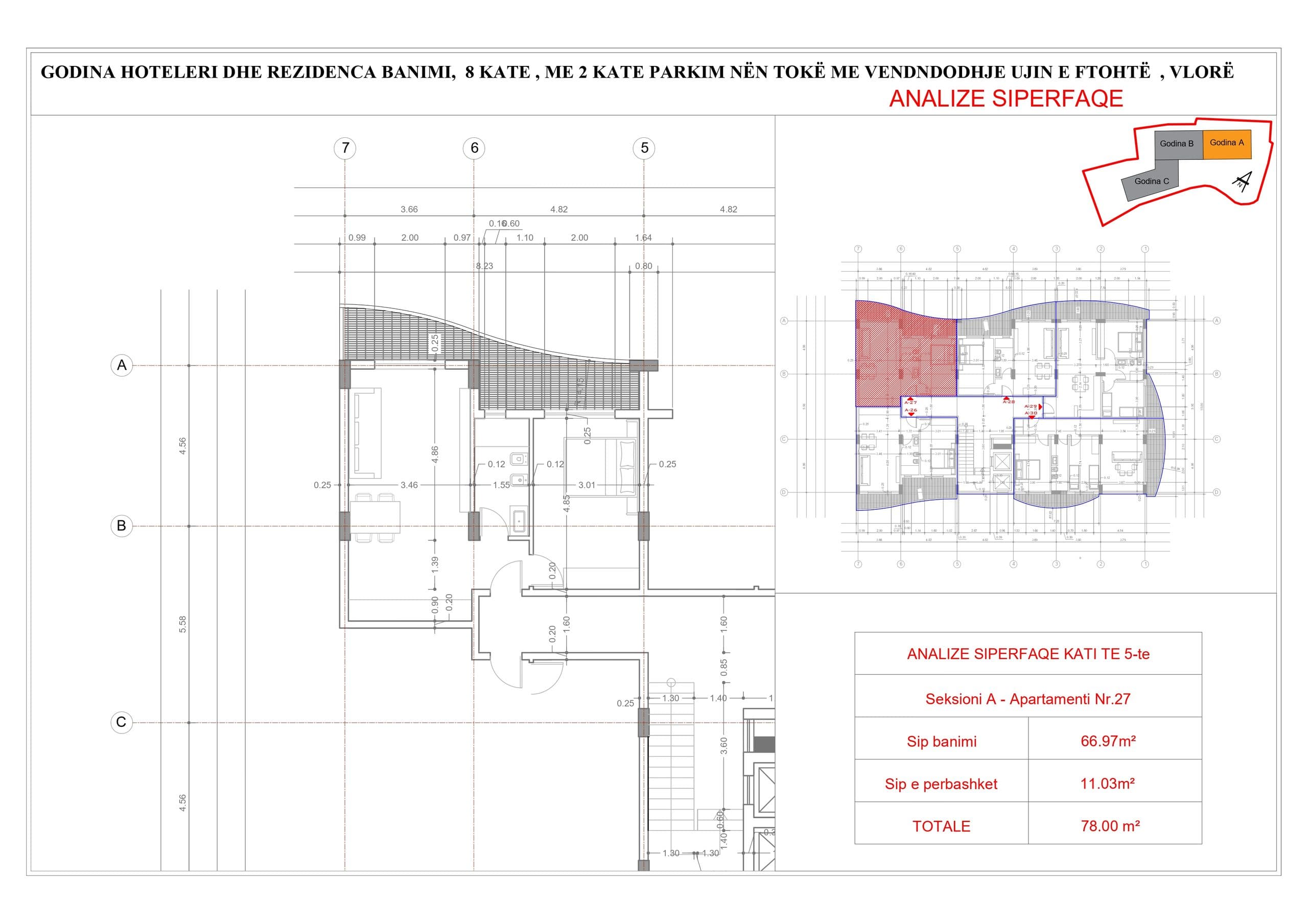 APARTAMENT 1+1 ME PAMJE BALLORE DETI NE REZIDENCEN „SOUTH WAVE“, VLORE 2