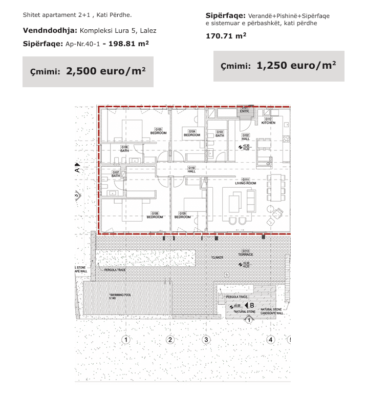 SHITET TOWNHOUSE NË LURA 5 RESORT – GJIRI I LALËZIT 2