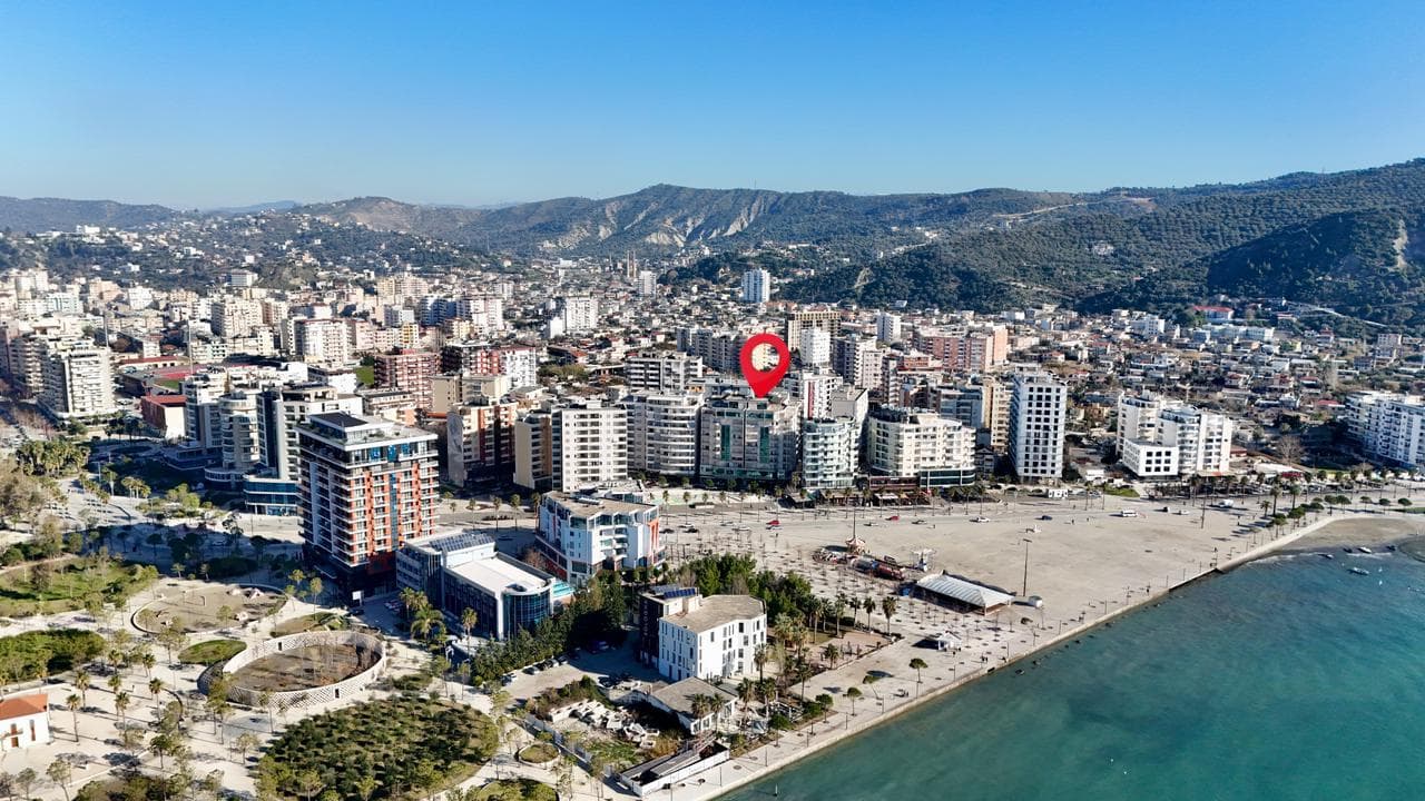 APARTAMENT 2+1 ME PAMJE BALLORE DETI NE LUNGOMARE, VLORE 2